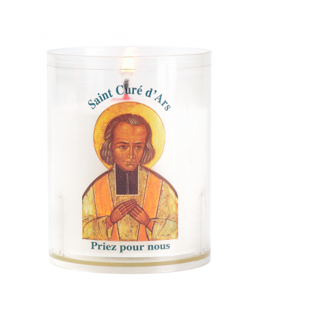 Bougie de Neuvaine au Saint Curé D'Ars - La Boutique